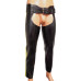 Classic chaps with buckle and lace back